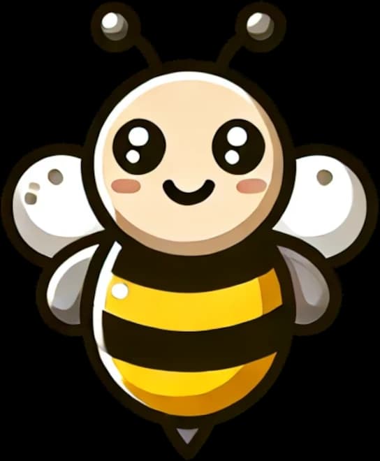 A nice bee logo